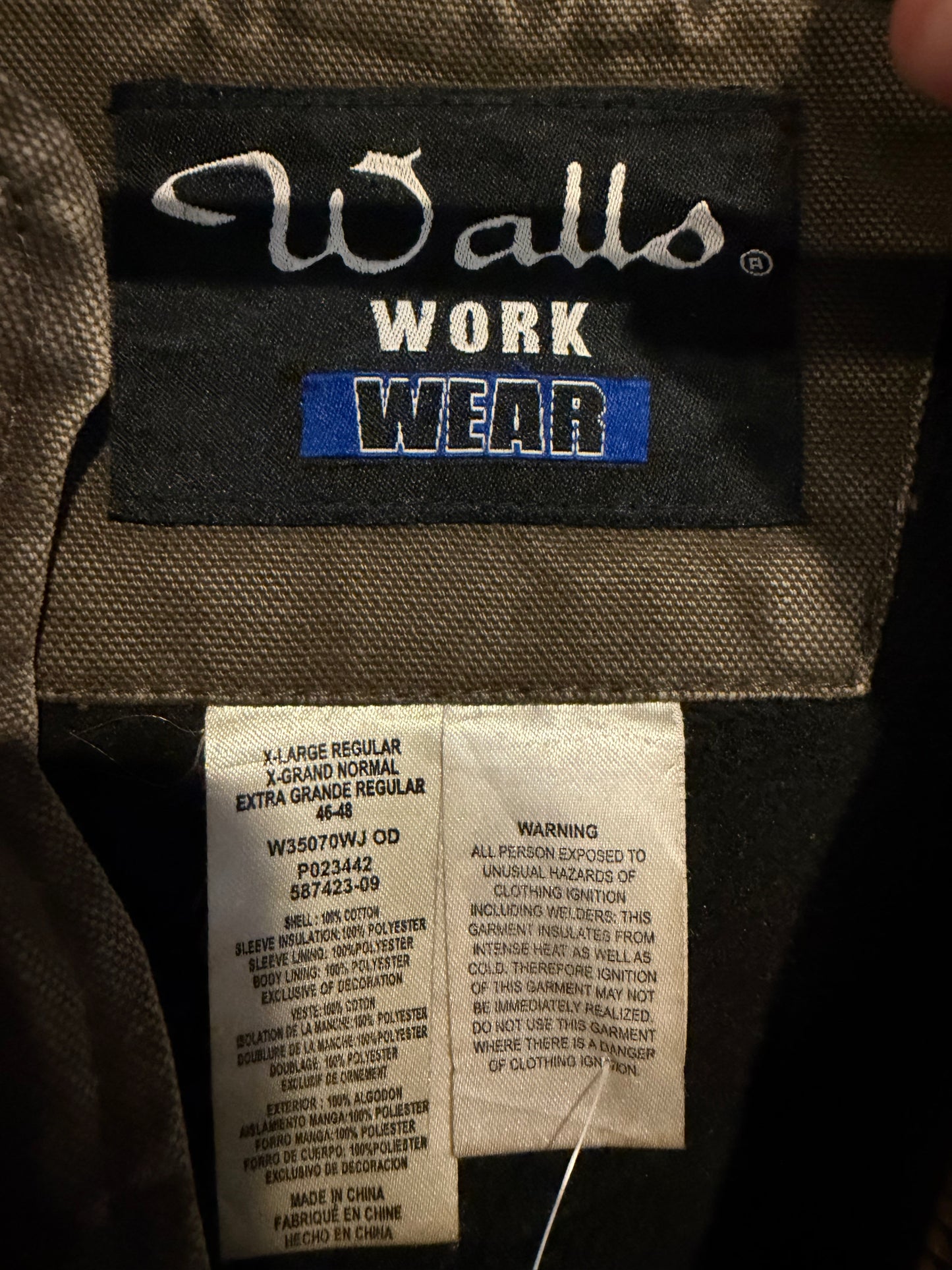Walls Faded Work Wear Jacket - XL