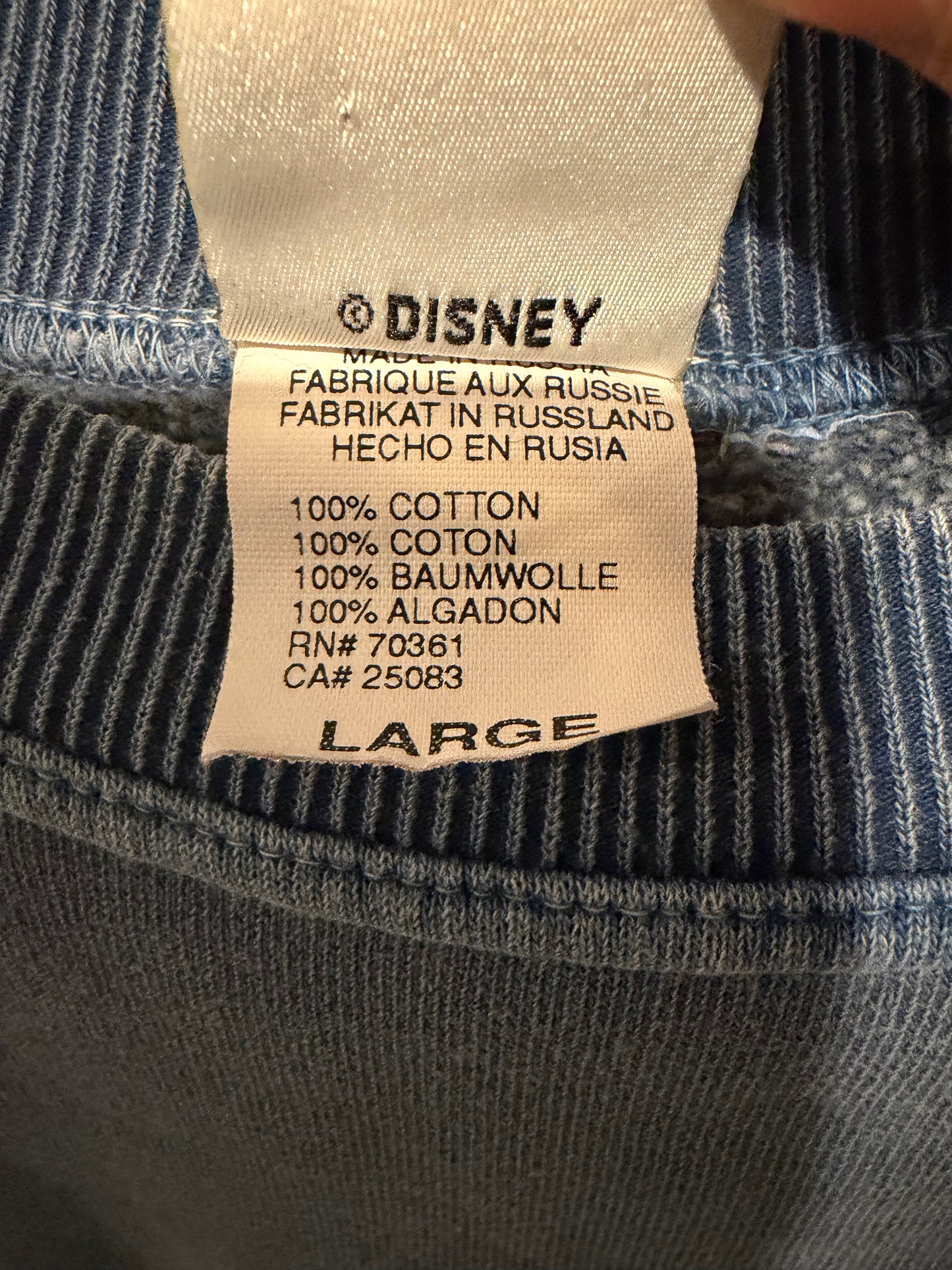 90's Donald Duck Disney Sweatshirt - L