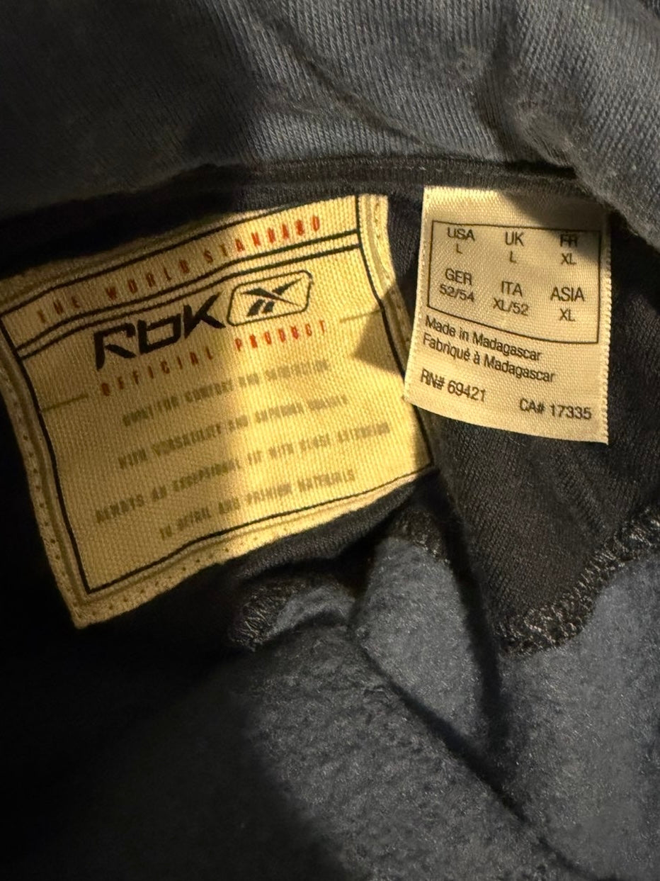 Y2K Reebok Logo Hoodie - L