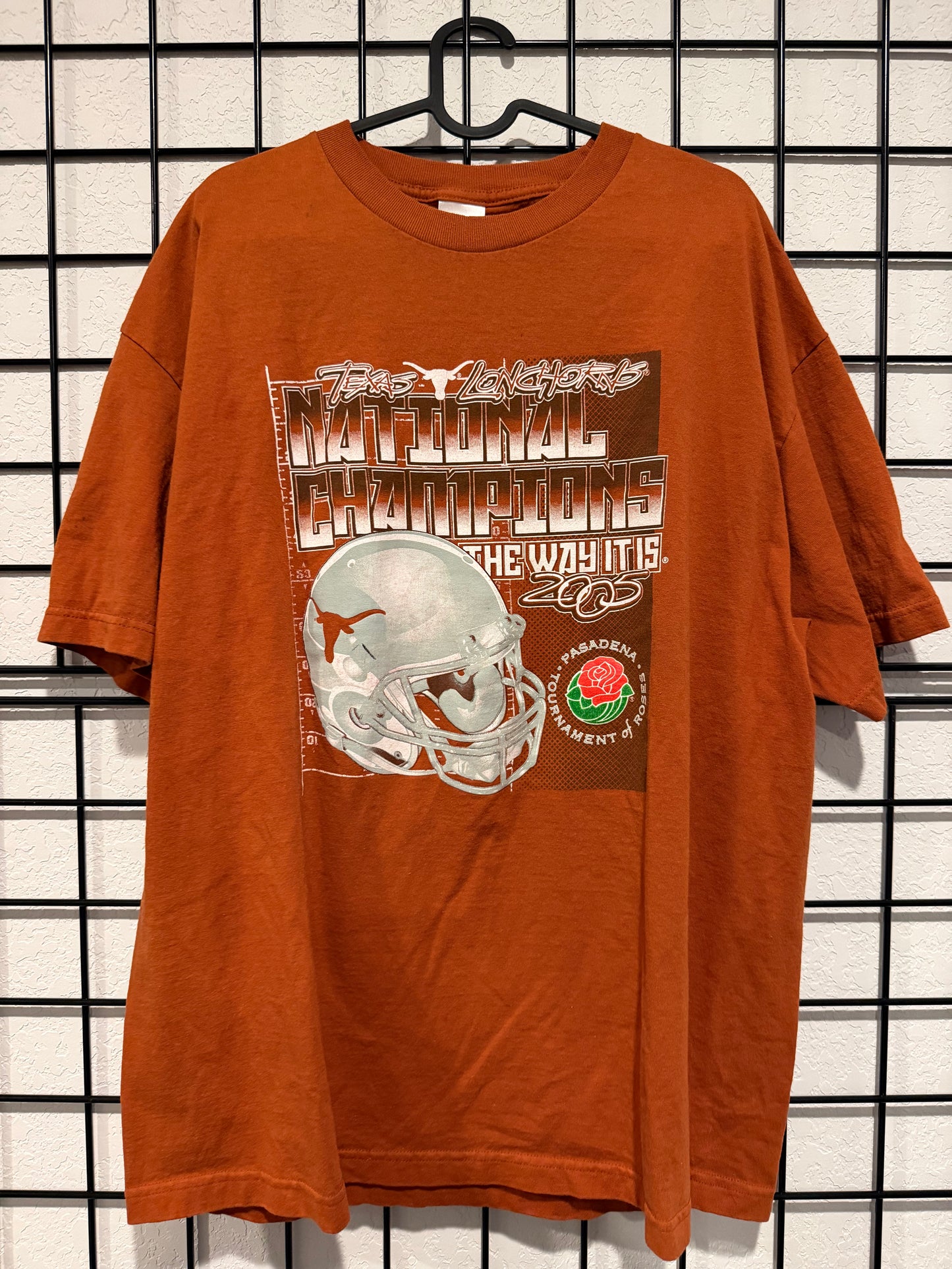 2005 Longhorns Rose bowl Champions - XL