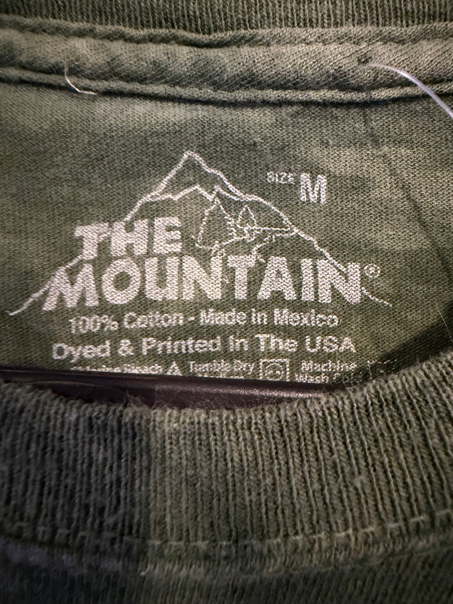 Tie Dye The Mountain Marijuana T-Shirt - M