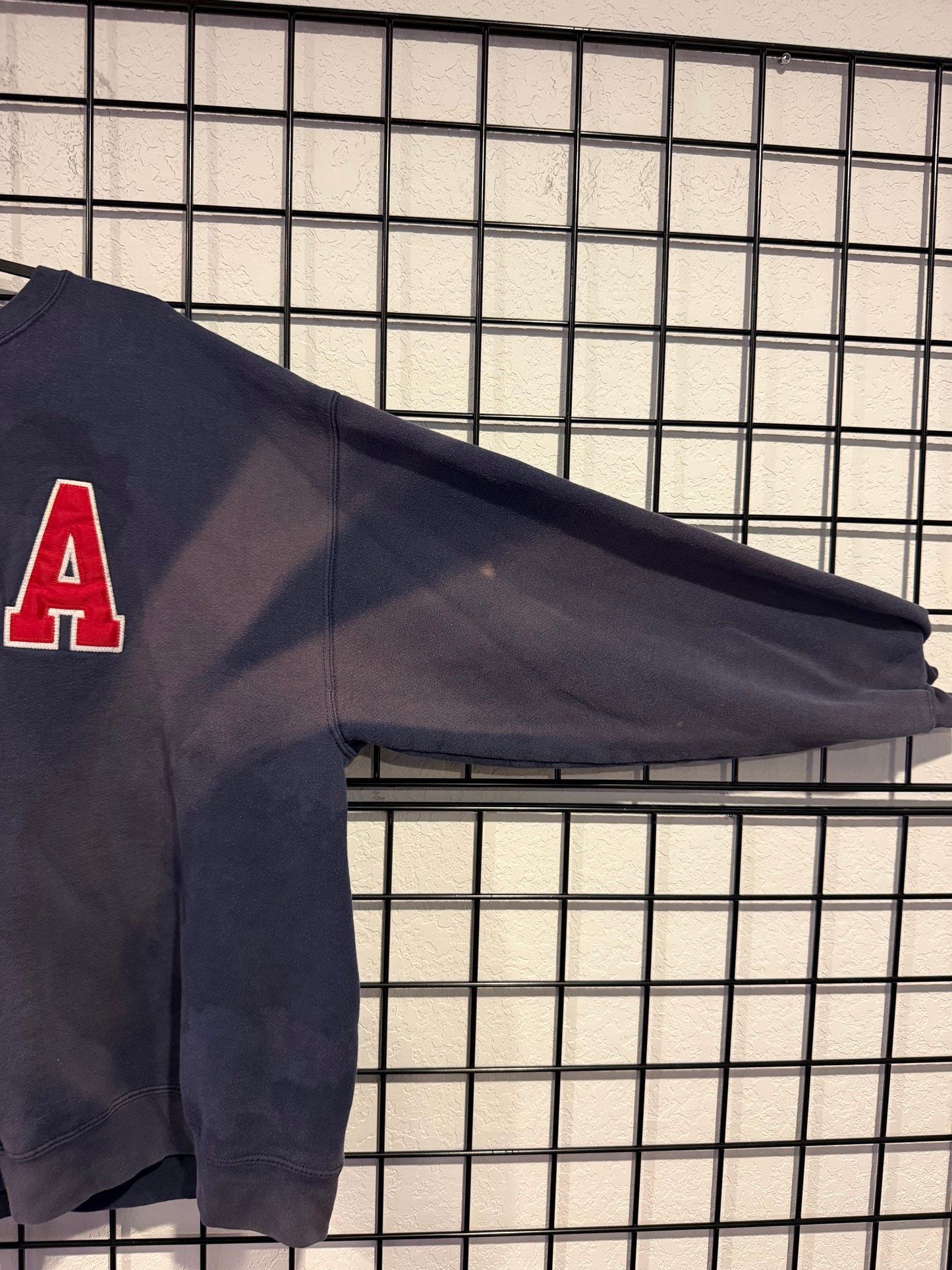 90’s Embroidered USA Sweatshirt - XL
