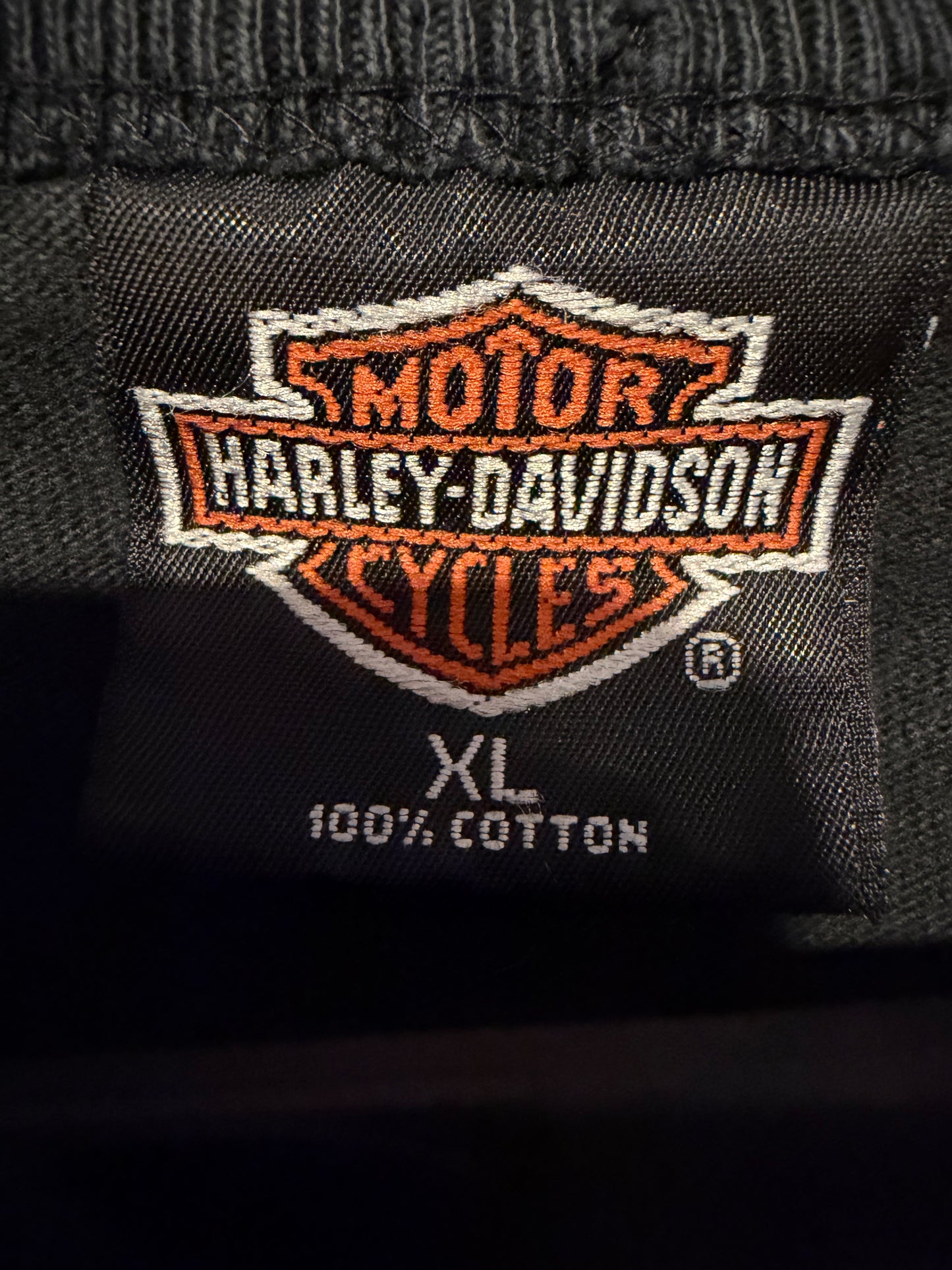 1998 Harley Davidson Henley Long Sleeve - XL