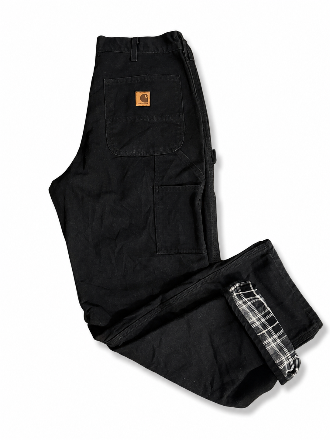 Carhartt Carpenter Jeans Flannel Lined - 33x32