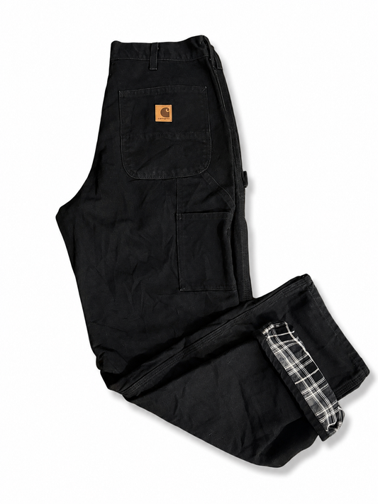 Carhartt Carpenter Jeans Flannel Lined - 33x32