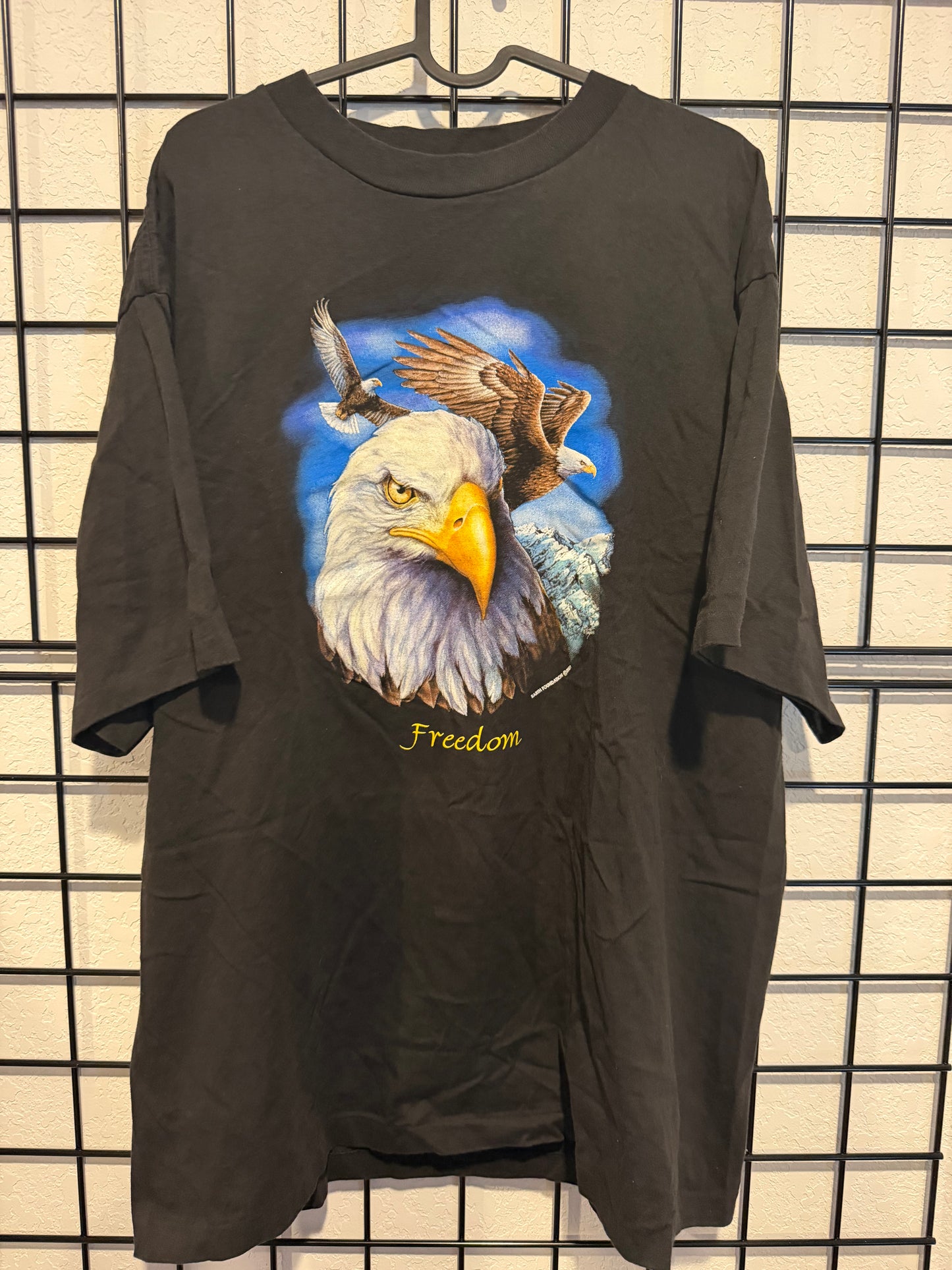 Y2K American Bald Eagle T-Shirt - XL