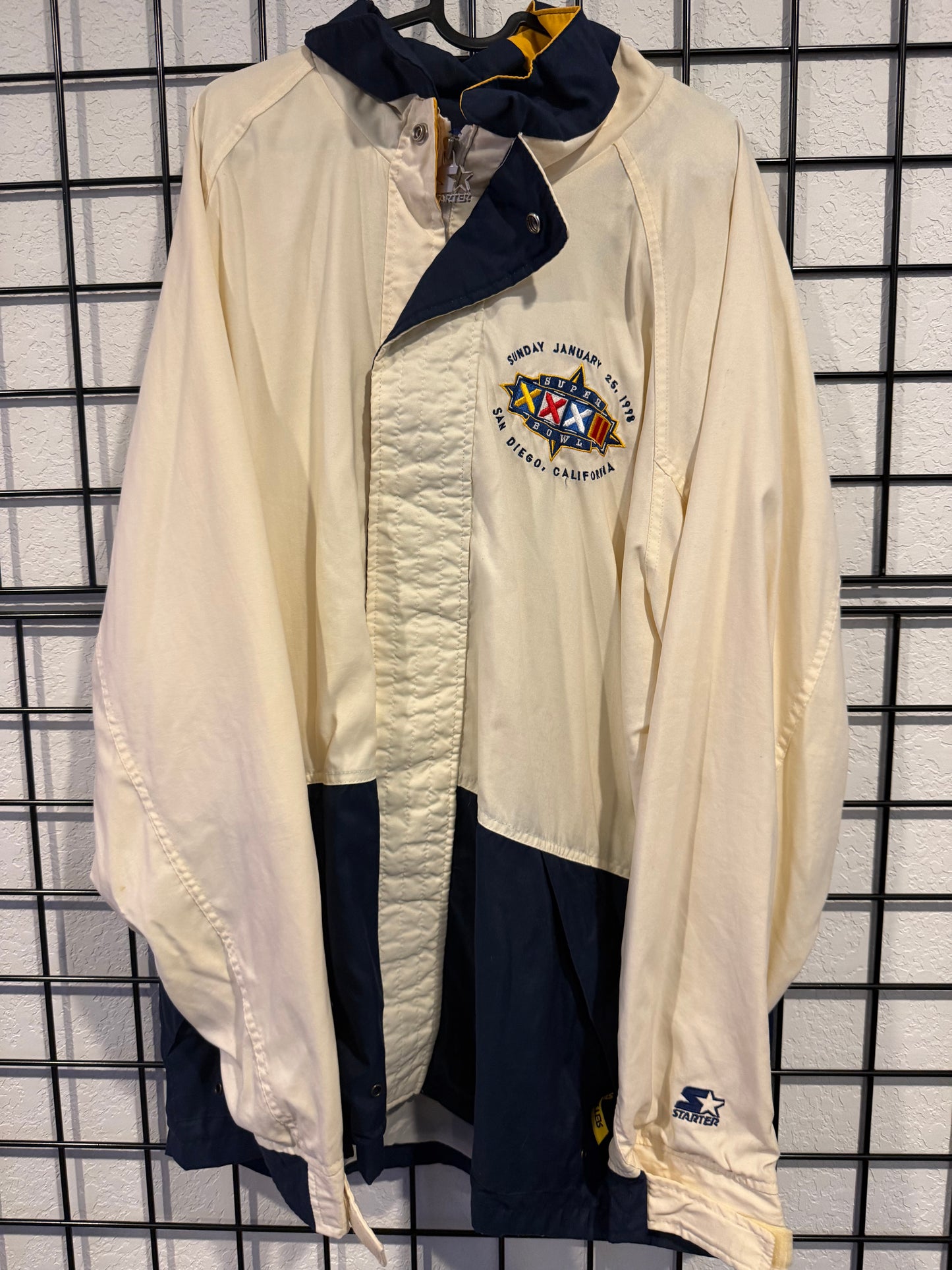 Starter Super Bowl XXXII Packers Vs Broncos Jacket - L