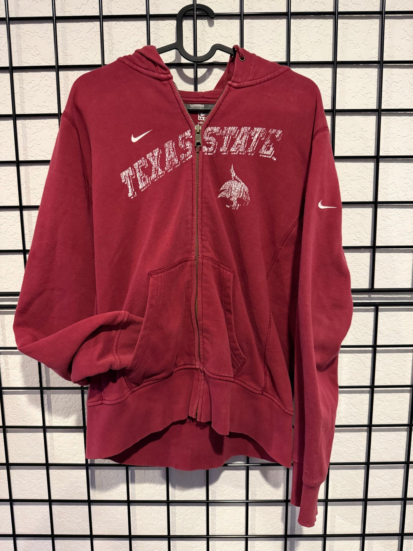 Nike Swoosh Texas State Zip up - L