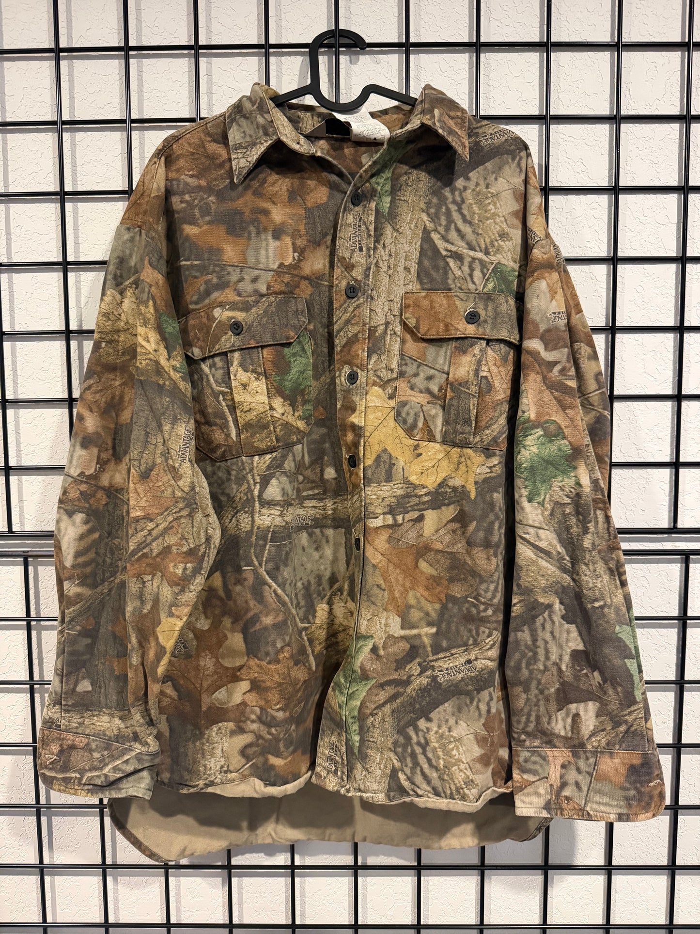 Walls Button Up Camo Jacket - XL