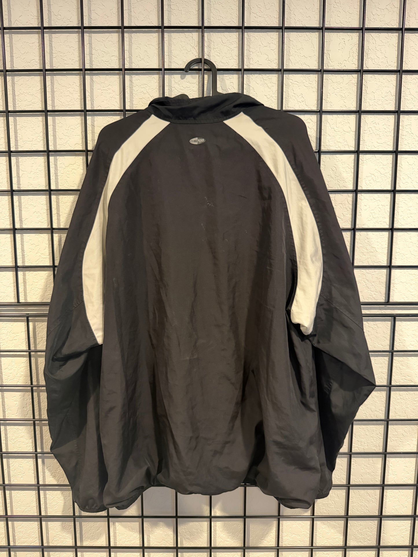 Vintage Adidas Striped Windbreaker Jacket - L