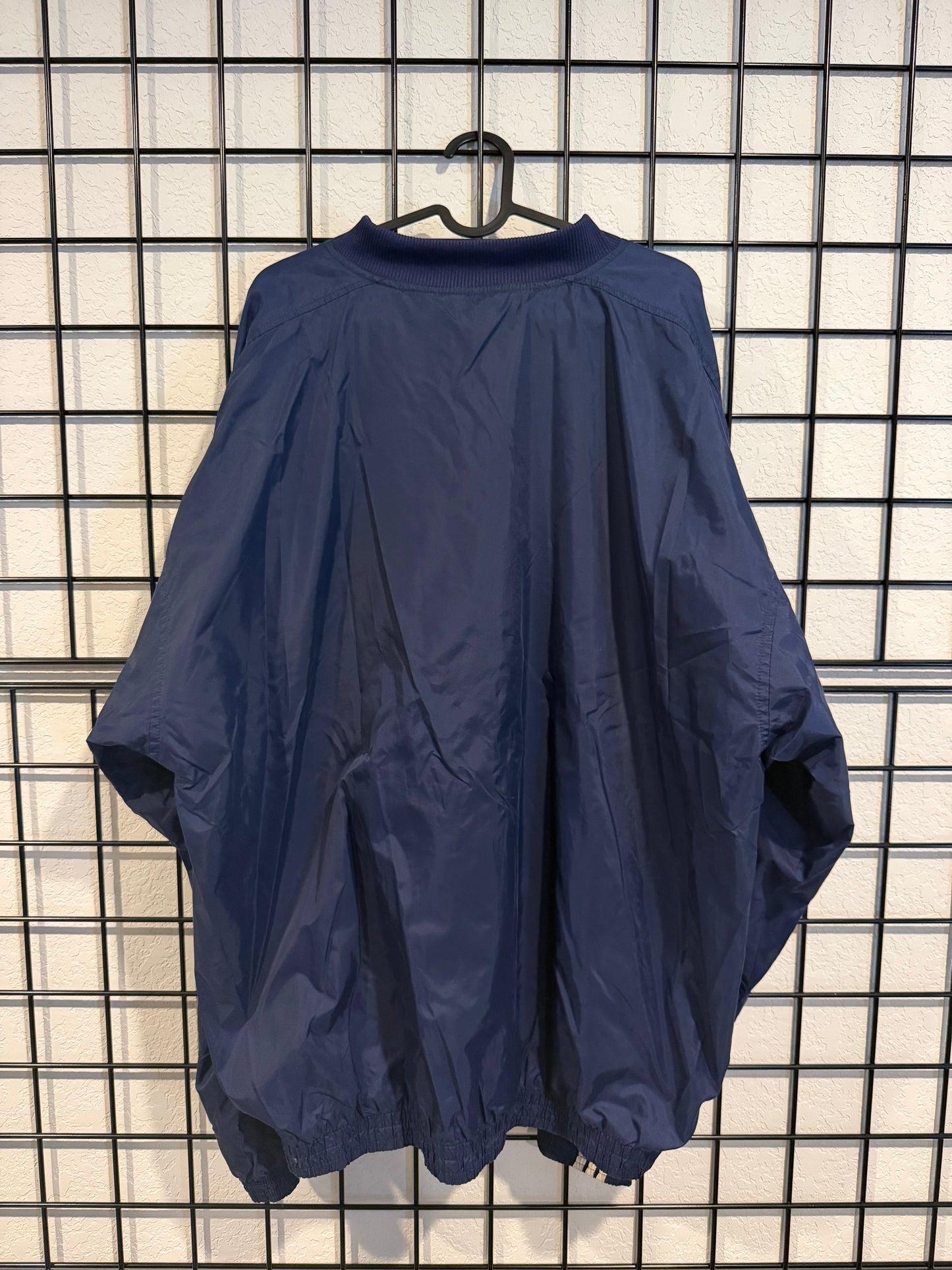 Y2K Adidas Stripes Windbreaker Jacket - XL