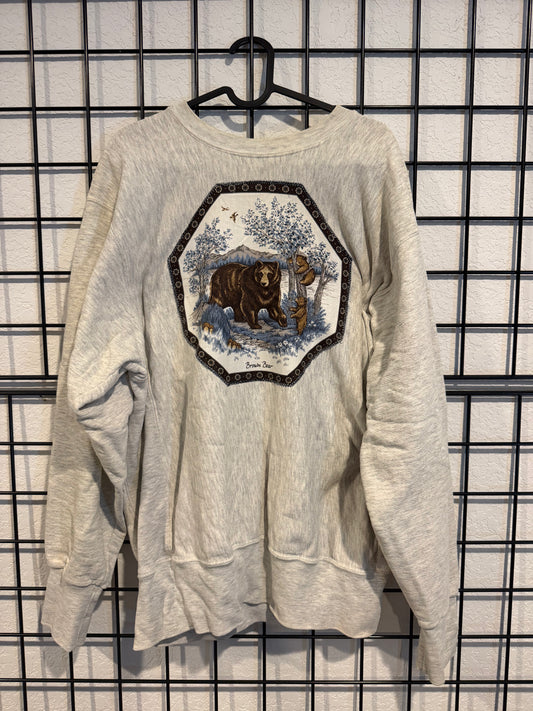 Vintage Bear Sweatshirt - XL