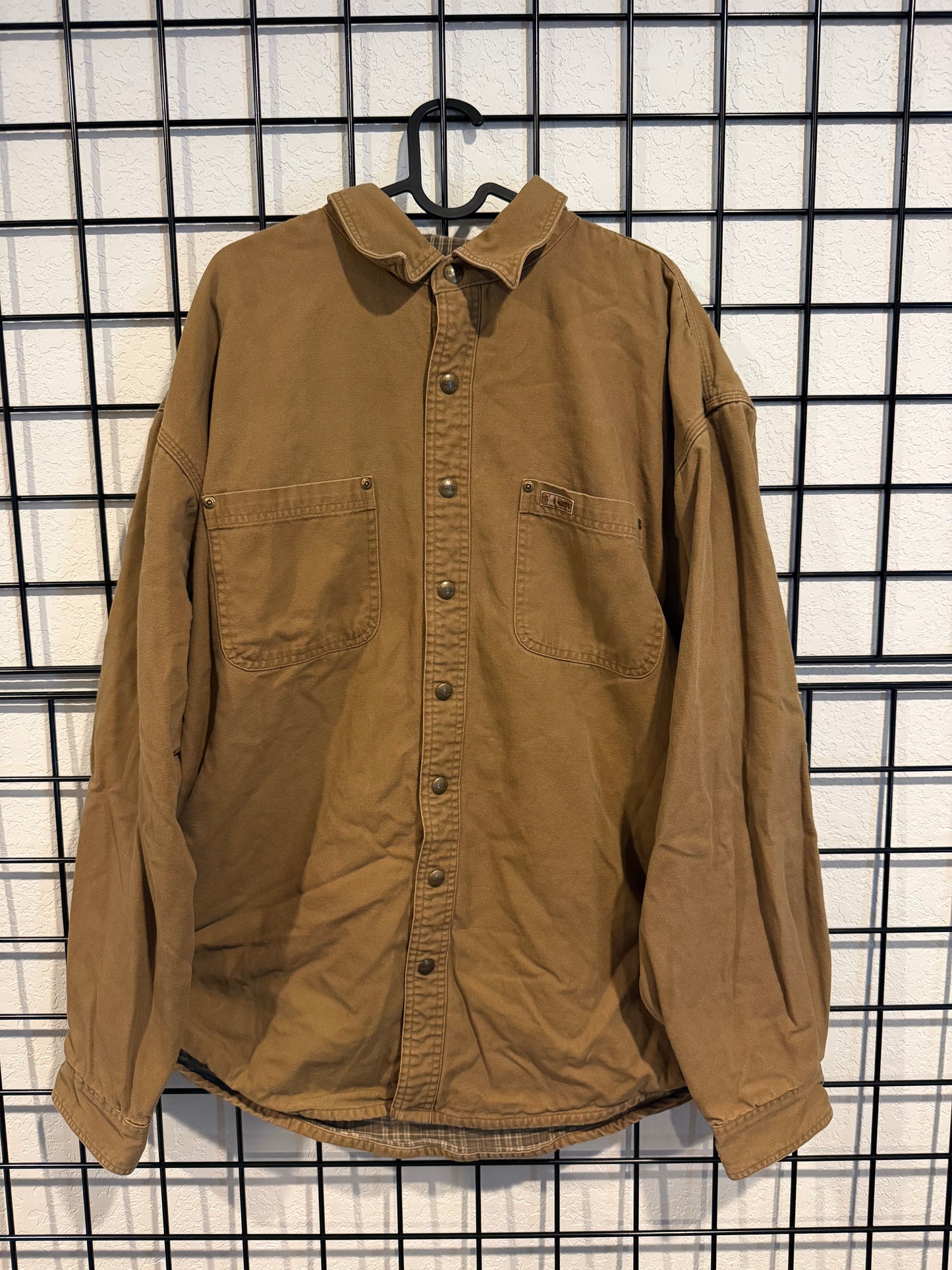 Vintage Carhartt Button up flannel lined - XL