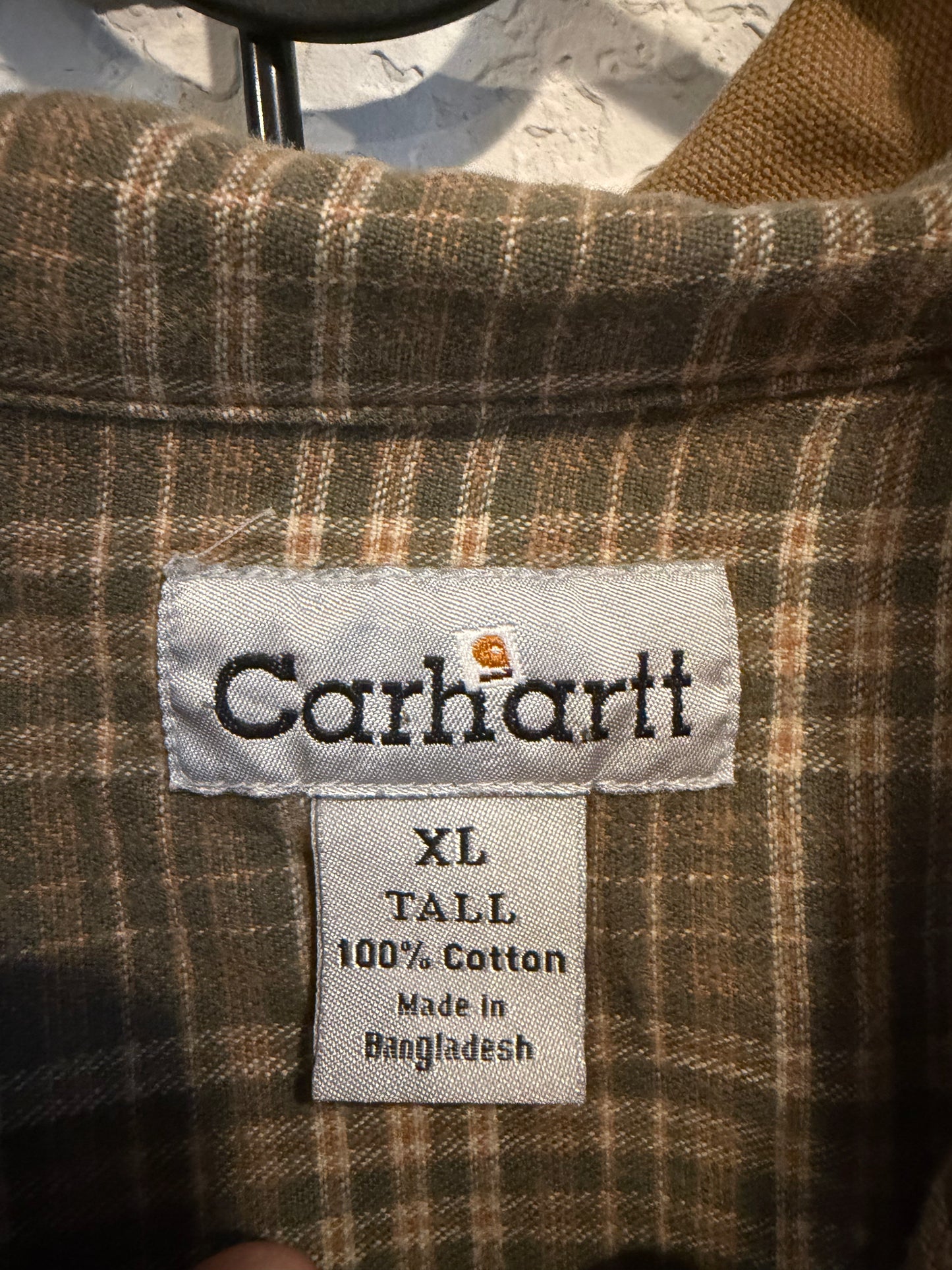 Vintage Carhartt Button up flannel lined - XL