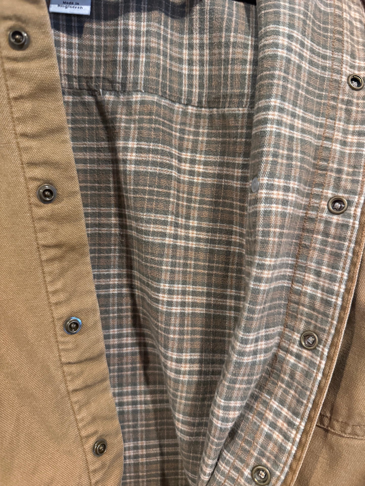 Vintage Carhartt Button up flannel lined - XL