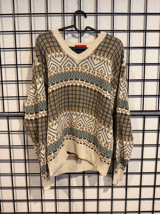 Driving Force Womens Multi pattern Sweater - M