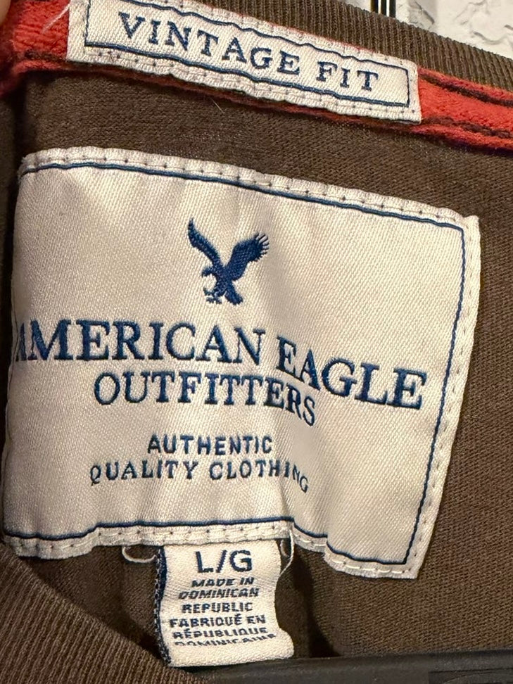 Y2K American Eagle T-Shirt - L