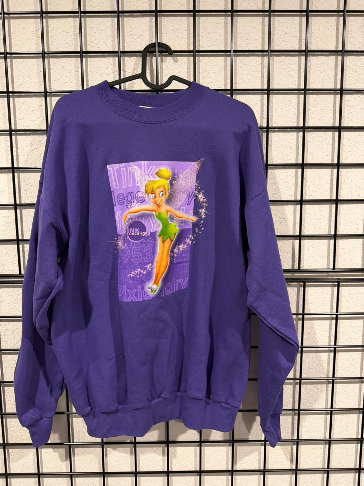 90's Tinkerbell Sweatshirt - L
