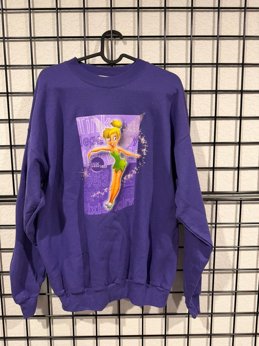 90's Tinkerbell Sweatshirt - L